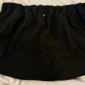 Black Women's Athletic Skort